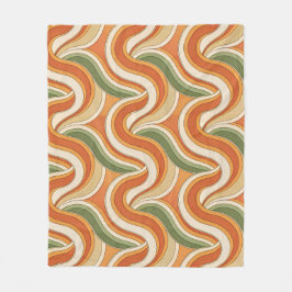 Magic Waves Pattern フリースブランケット