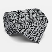 Magic Zebra Stripes Click to Customize Grey Color ネクタイ (ロール)