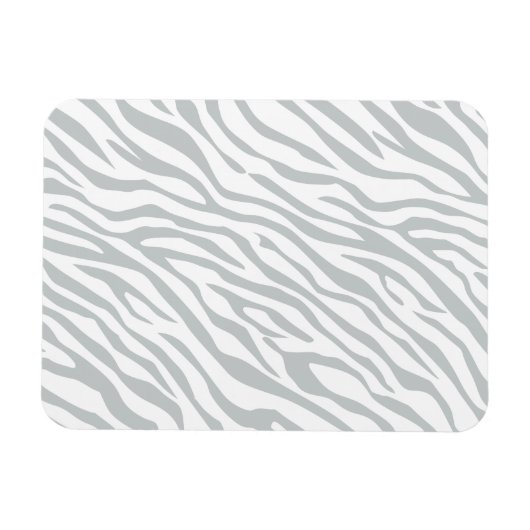 Magic Zebra Stripes Click to Customize Grey Color マグネット (横)