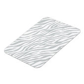 Magic Zebra Stripes Click to Customize Grey Color マグネット (左側)