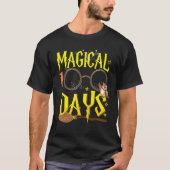 Magical 100 Days Of School Teacher Students Kids B Tシャツ (正面)