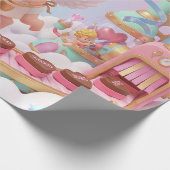 Magical 3D Cupid’s Valentine Gift Factory Scene ラッピングペーパー (角)