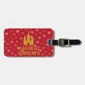Magical Airways Heart Design Luggage Tag ラゲッジタグ (正面横)