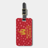 Magical Airways Heart Design Luggage Tag ラゲッジタグ (正面縦)