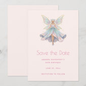 Magical Angel Fairy Pastel Colors セーブザデート (正面/裏面)