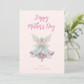 Magical Angel Fairy Pastel Colors Mother's Day シーズンカード (スタンド正面)