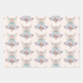 Magical Angel Fairy Pastel Colors Pattern ラッピングペーパーシート (正面2)