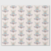 Magical Angel Fairy Pastel Colors Pattern ラッピングペーパー (フラット)