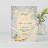 Magical Baby Dragon Story Baby Shower 招待状 (スタンド正面)