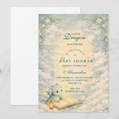 Magical Baby Dragon Story Baby Shower 招待状 (正面/裏面)