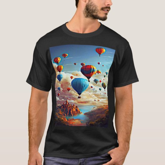 "Magical Balloon Journey" Tシャツ (正面)