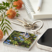 Magical Bioluminescent Fungi - Deep Forest キーホルダー (正面右)