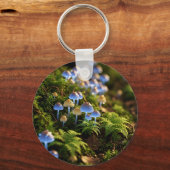 Magical Bioluminescent Fungi - Deep Forest キーホルダー (正面)