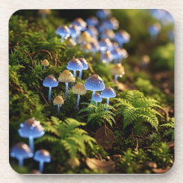 Magical Bioluminescent Fungi - Deep Forest コースター