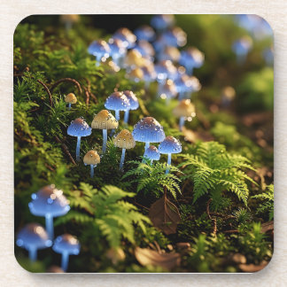 Magical Bioluminescent Fungi - Deep Forest コースター