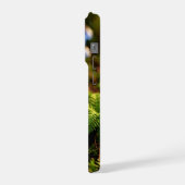 Magical Bioluminescent Fungi - Deep Forest iPhoneケース (左側面)