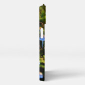 Magical Bioluminescent Fungi - Deep Forest iPhoneケース (右側面)