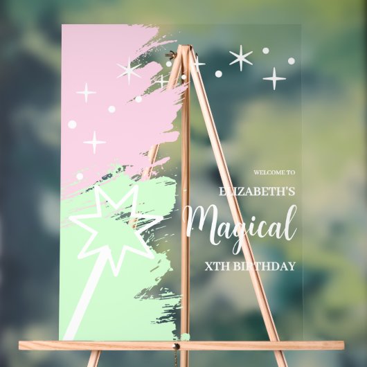 Magical Birthday アクリルサイン (ニュートラル)