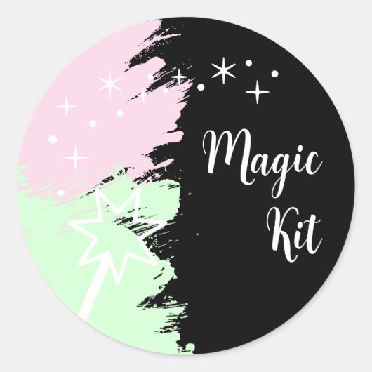 Magical Birthday Magic Kit ラウンドシール (正面)