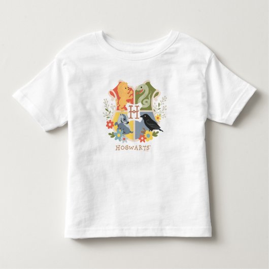 Magical Blooms HOGWARTS™ Crest トドラーTシャツ (正面)