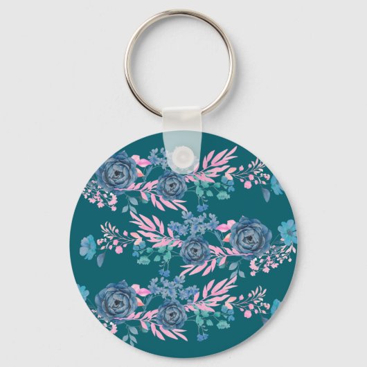 Magical Blooms Personalize Name キーホルダー (裏面)