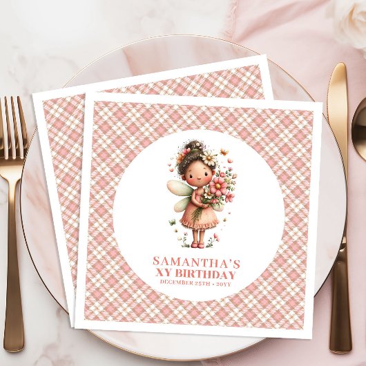 Magical Blush Pink Fairy Flowers 2nd Birthday 