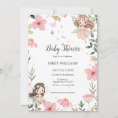 Magical Boho Fairy Baby Shower Invitatio 招待状 (正面)
