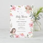 Magical Boho Fairy Baby Shower Invitatio 招待状 (スタンド正面)