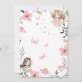 Magical Boho Fairy Baby Shower Invitatio 招待状 (裏面)