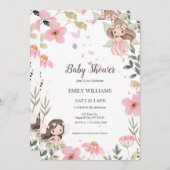 Magical Boho Fairy Baby Shower Invitatio 招待状 (正面/裏面)
