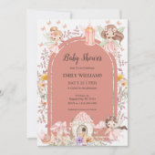 Magical Boho Fairy Garden Baby Shower Invitatio 招待状 (正面)