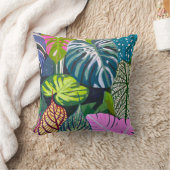 Magical Botanicals Throw Pillow クッション (ブランケット)