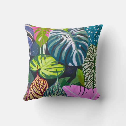 Magical Botanicals Throw Pillow クッション (裏面)