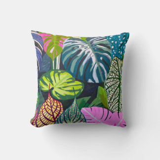 Magical Botanicals Throw Pillow クッション