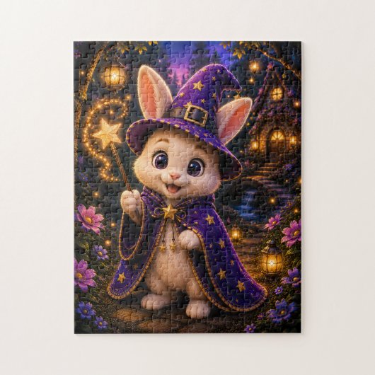 Magical Bunny Wizard Jigsaw Puzzle ジグソーパズル (縦)