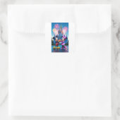 Magical Castle Mickey and Minnie Mouse Party Paper スクエアシール (バッグ)