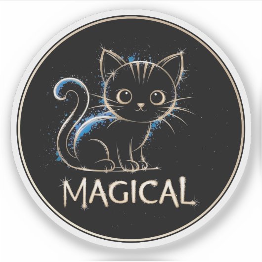 Magical Cat シール (正面)
