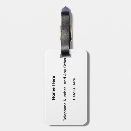 Magical Cat ラゲッジタグ (裏面縦)