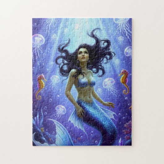 Magical Cave Mermaid ジグソーパズル (縦)