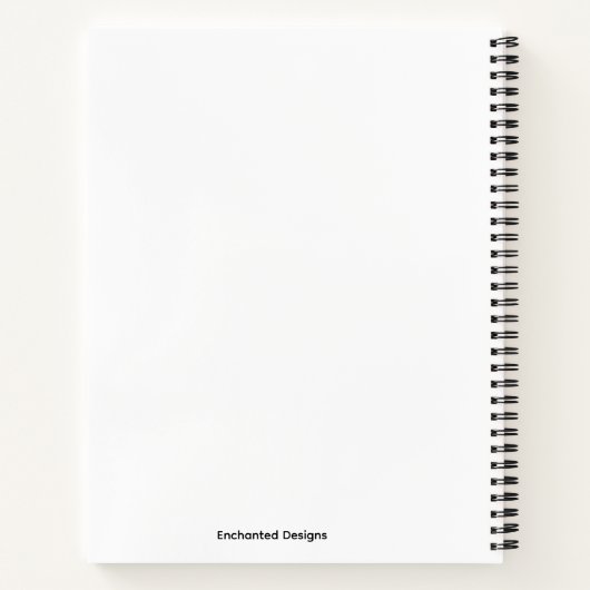 Magical Christmas Bear ノートブック (裏面)