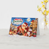 Magical Christmas Card for Kids カード (黄色い花)