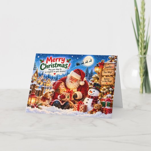 Magical Christmas Card for Kids カード (正面)