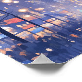 Magical Christmas City Fireworks Night ポスター (角)