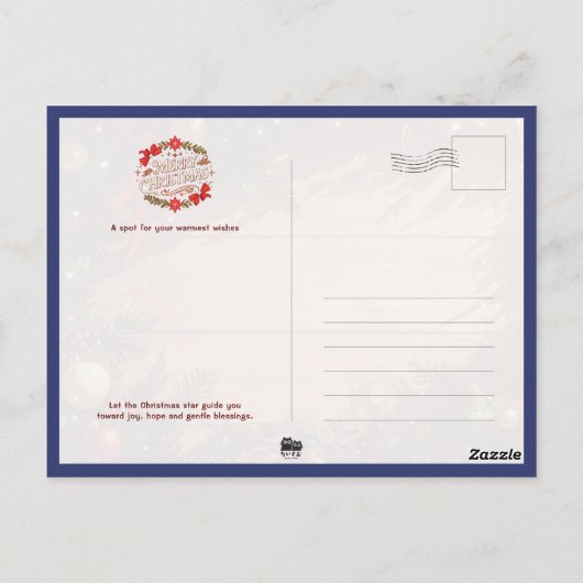 Magical Christmas City Fireworks Night ポストカード (裏面)