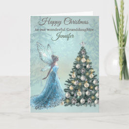 Magical Christmas Fairy Card for Granddaughter  カード
