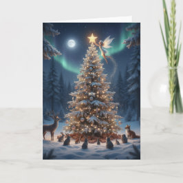 Magical Christmas Forest - Christmas greeting Card シーズンカード