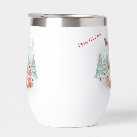 Magical Christmas Night in the Winter Forest (右面)