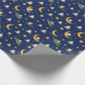 Magical Christmas Night Pattern ラッピングペーパー (角)