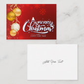 Magical Christmas Spirit ロイヤリティカード (正面/裏面)