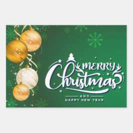 Magical Christmas Spirit – Festive Holiday Design ラッピングペーパーシート